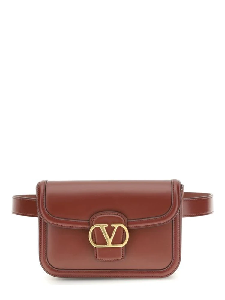 Bordeaux Calf Leather Bos Taurus Shoulder Bag