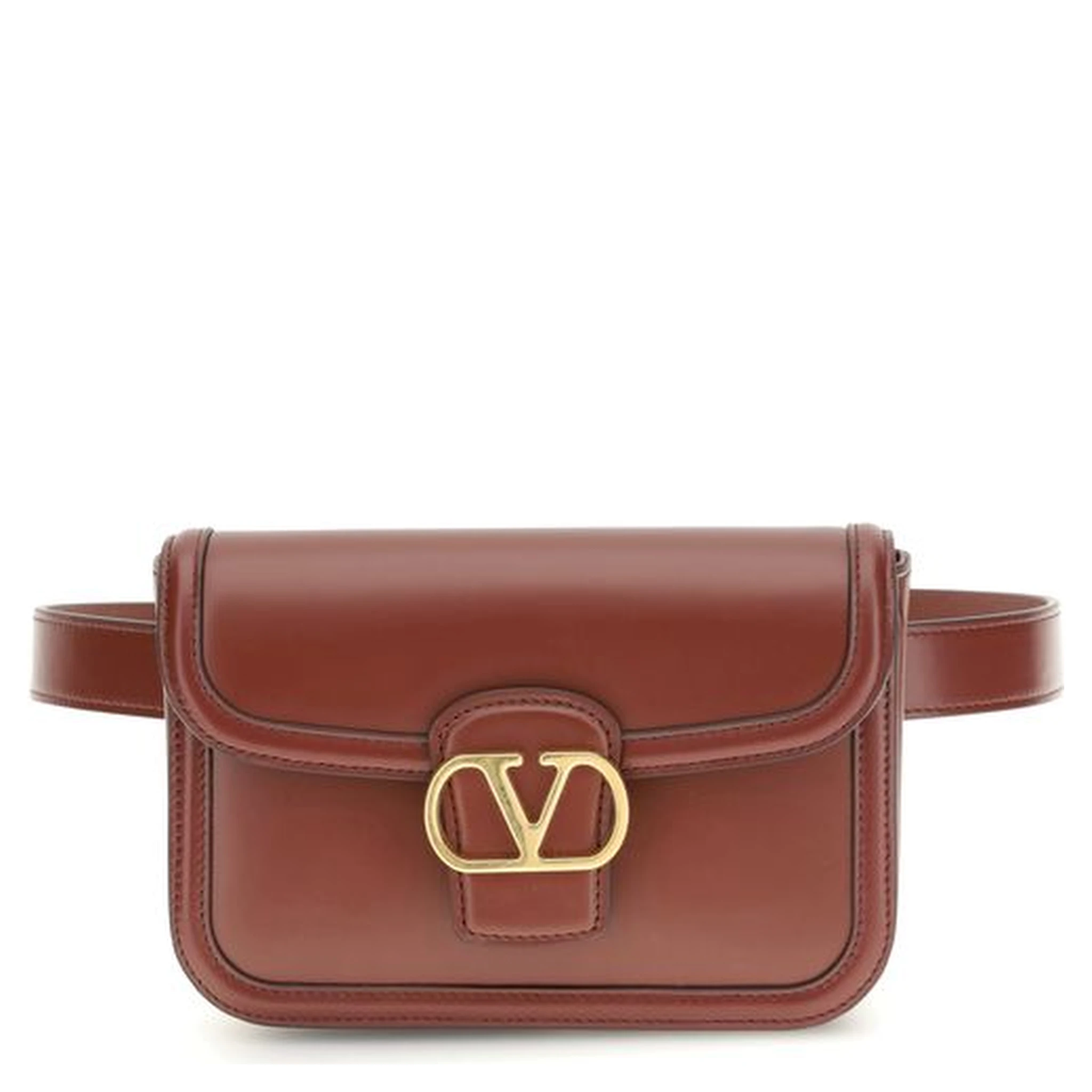 Bordeaux Calf Leather Bos Taurus Shoulder Bag