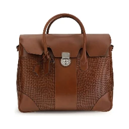 Brown Calf Leather Bos Taurus Shoulder Bag