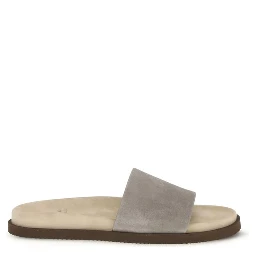 Gray Lamb Ovis Aries Aries Flat Sandals