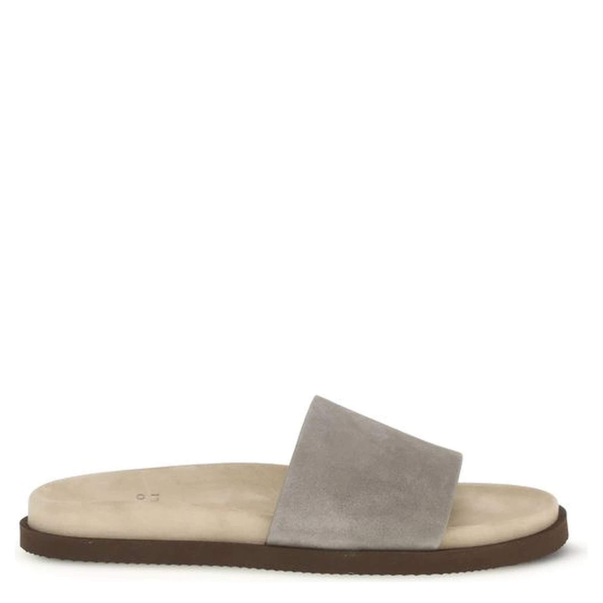Gray Lamb Ovis Aries Aries Flat Sandals