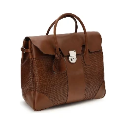 Brown Calf Leather Bos Taurus Shoulder Bag