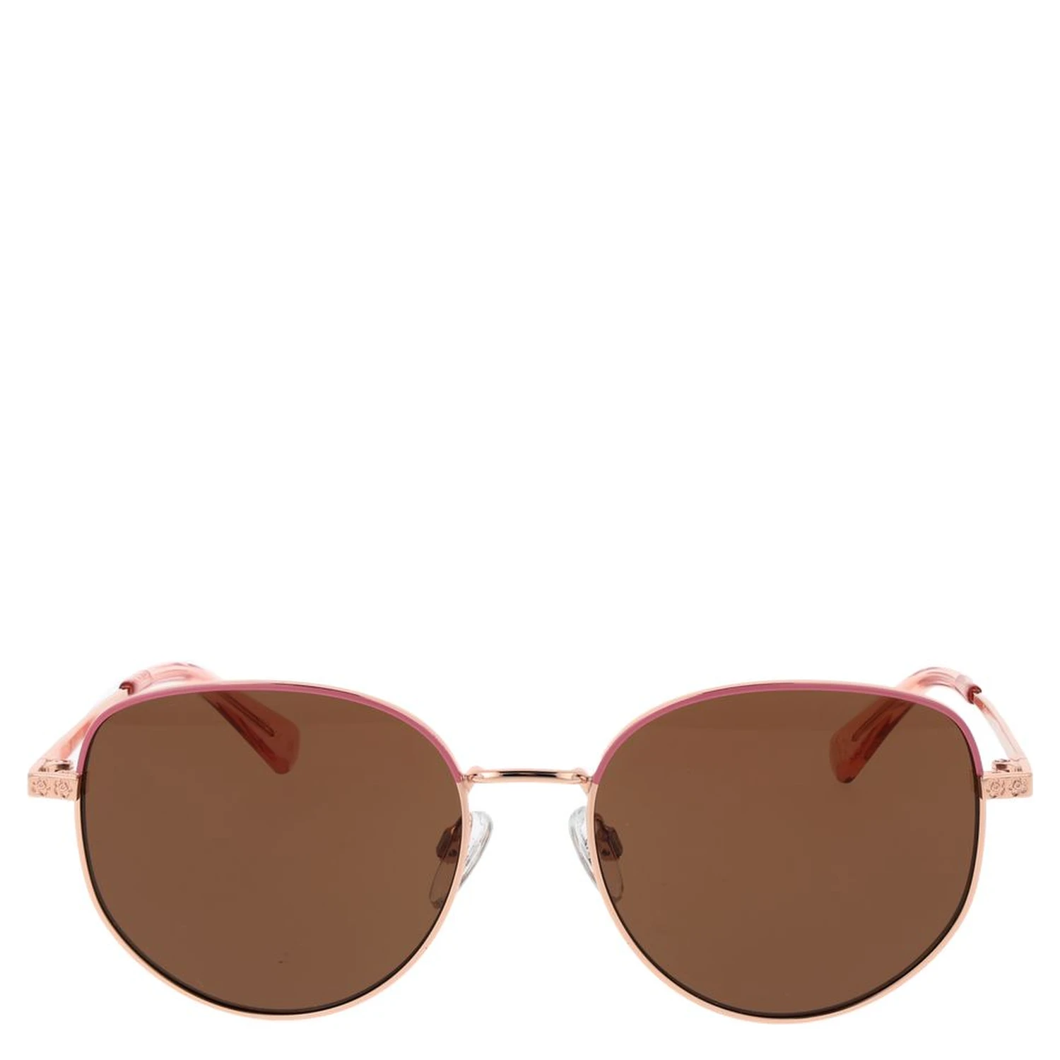 Rose Gold Metal Sunglasses