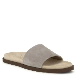 Gray Lamb Ovis Aries Aries Flat Sandals
