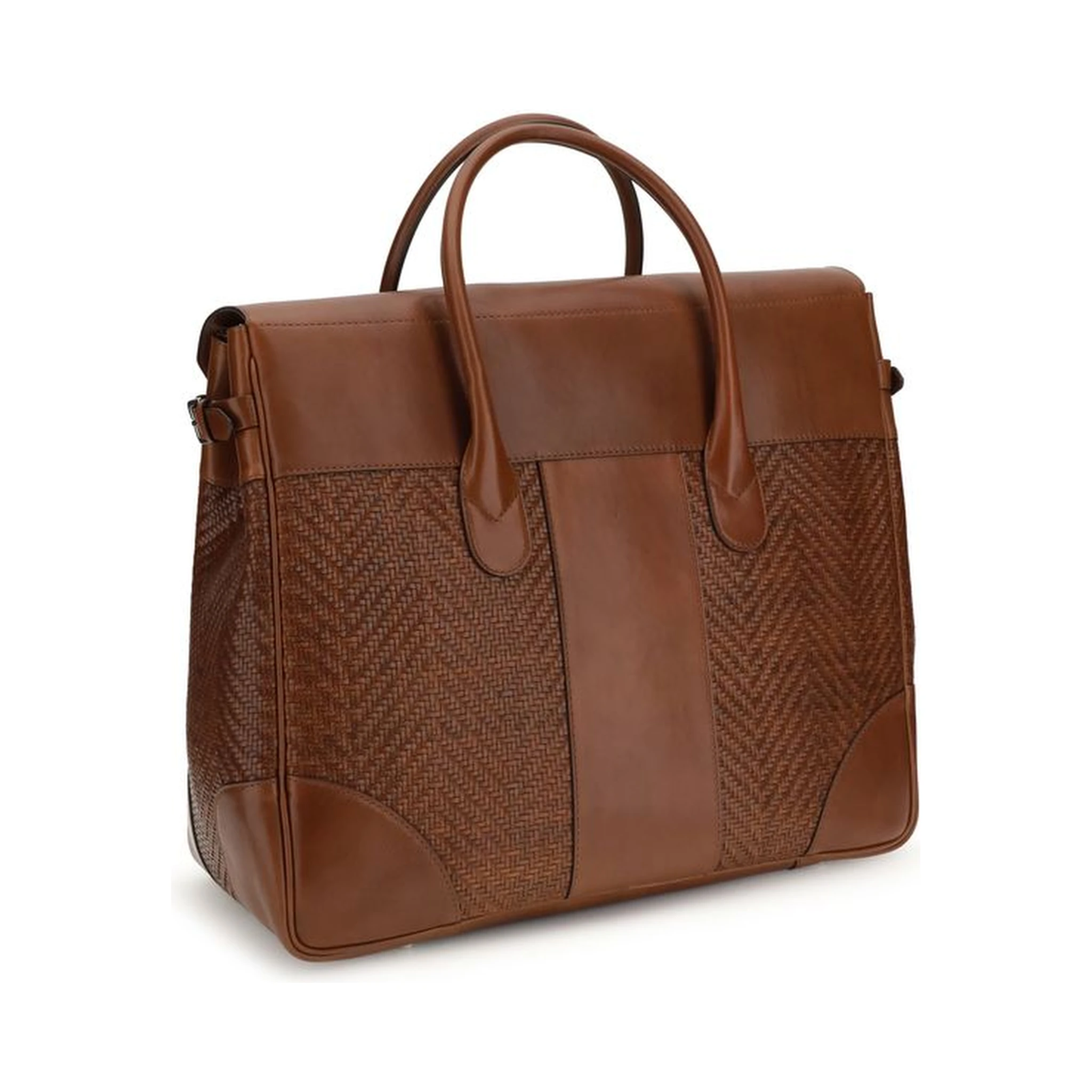 Brown Calf Leather Bos Taurus Shoulder Bag