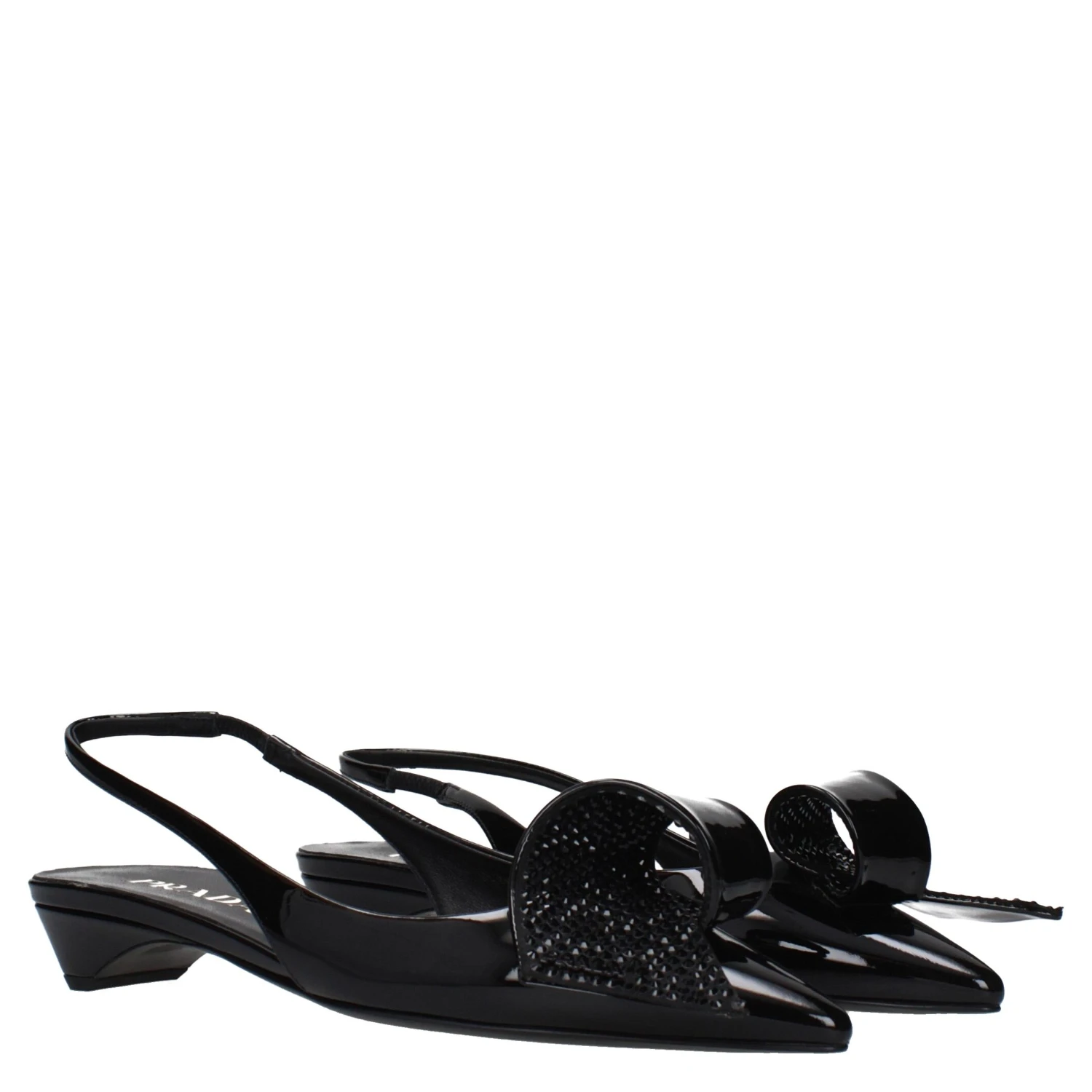 Black Leather Flat Sandals