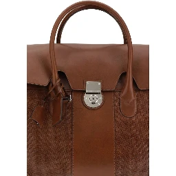 Brown Calf Leather Bos Taurus Shoulder Bag