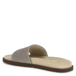 Gray Lamb Ovis Aries Aries Flat Sandals