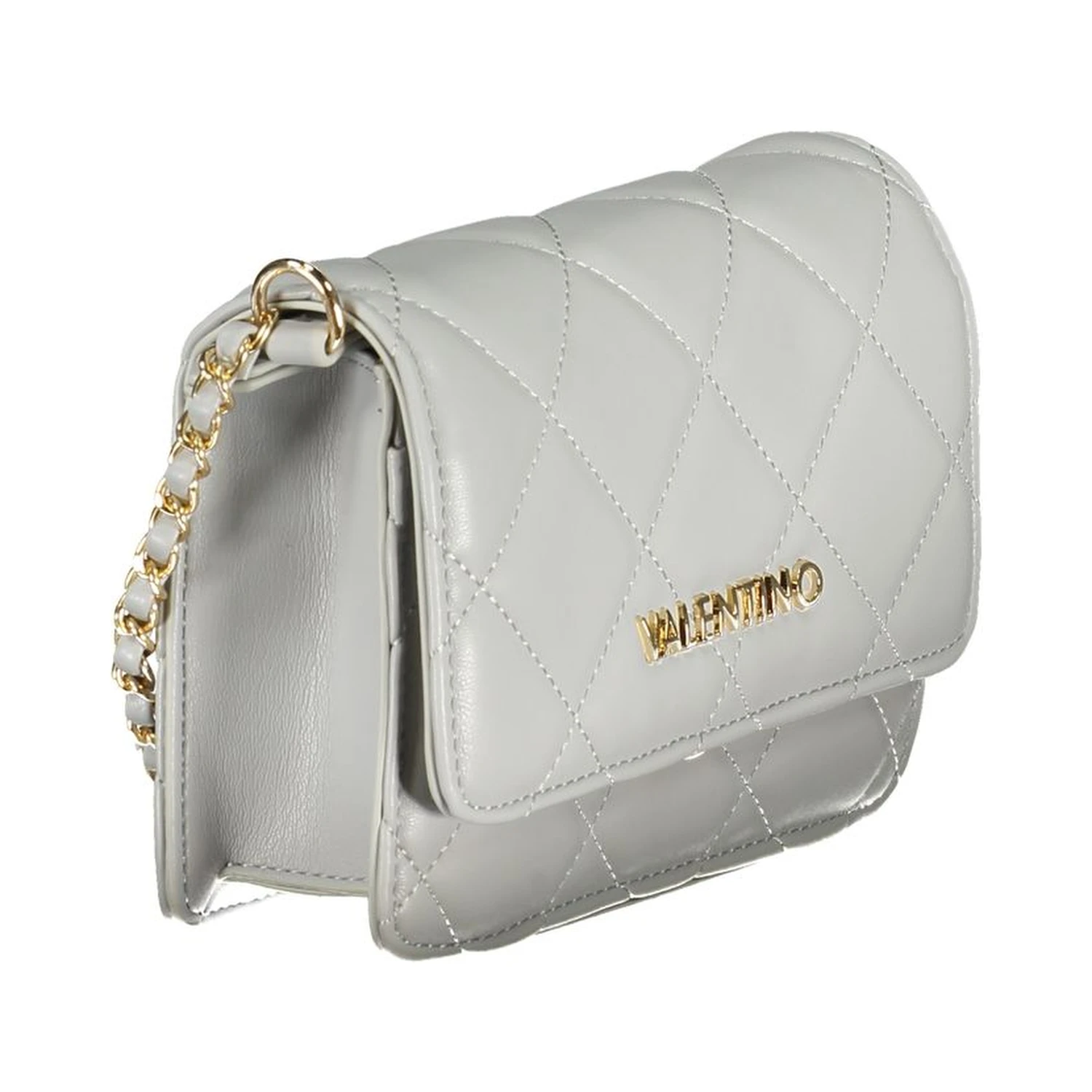 Grigio Polyurethane Women Handbag