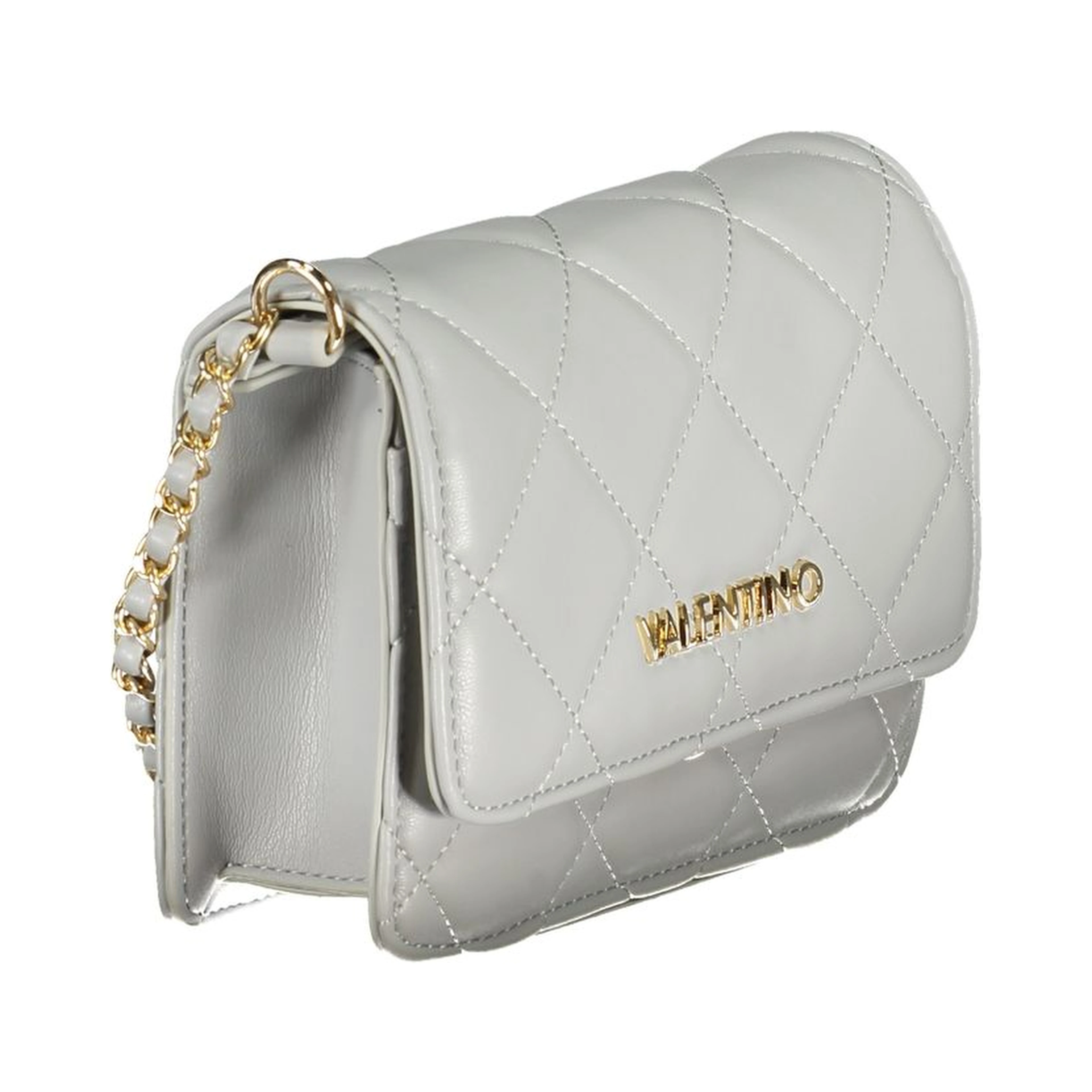 Grigio Polyurethane Women Handbag