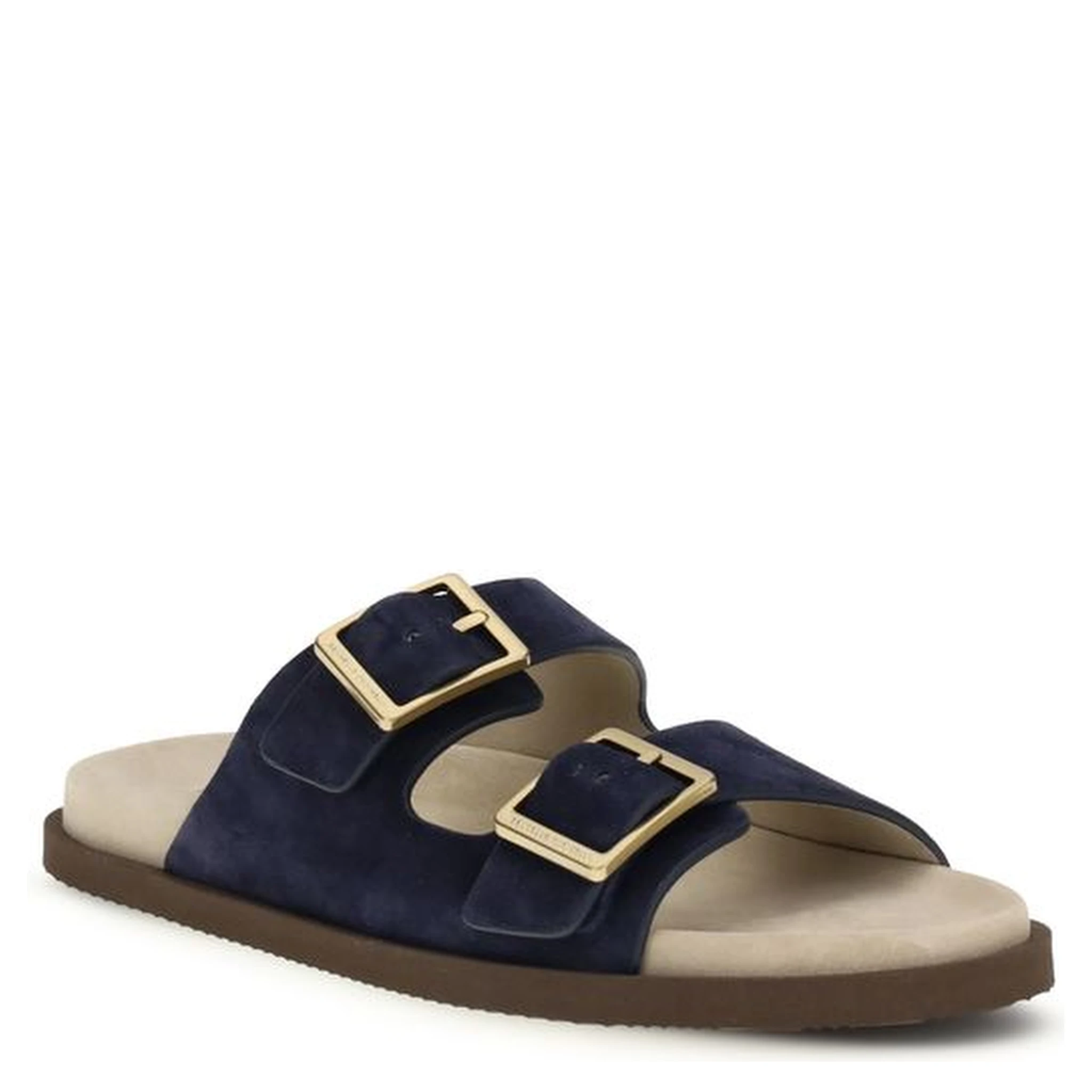 Black Calf Leather Bos Taurus Sandals
