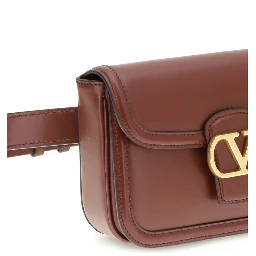 Bordeaux Calf Leather Bos Taurus Shoulder Bag