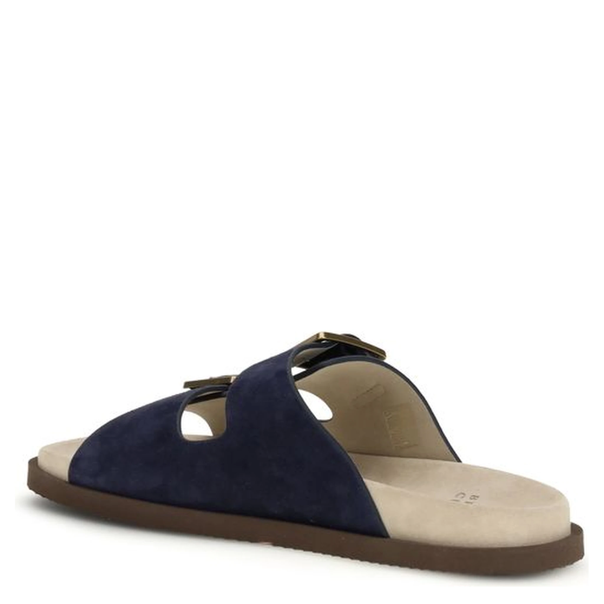 Black Calf Leather Bos Taurus Sandals