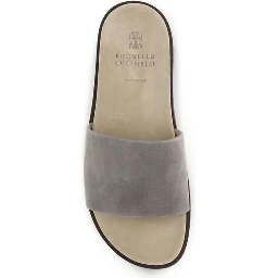 Gray Lamb Ovis Aries Aries Flat Sandals