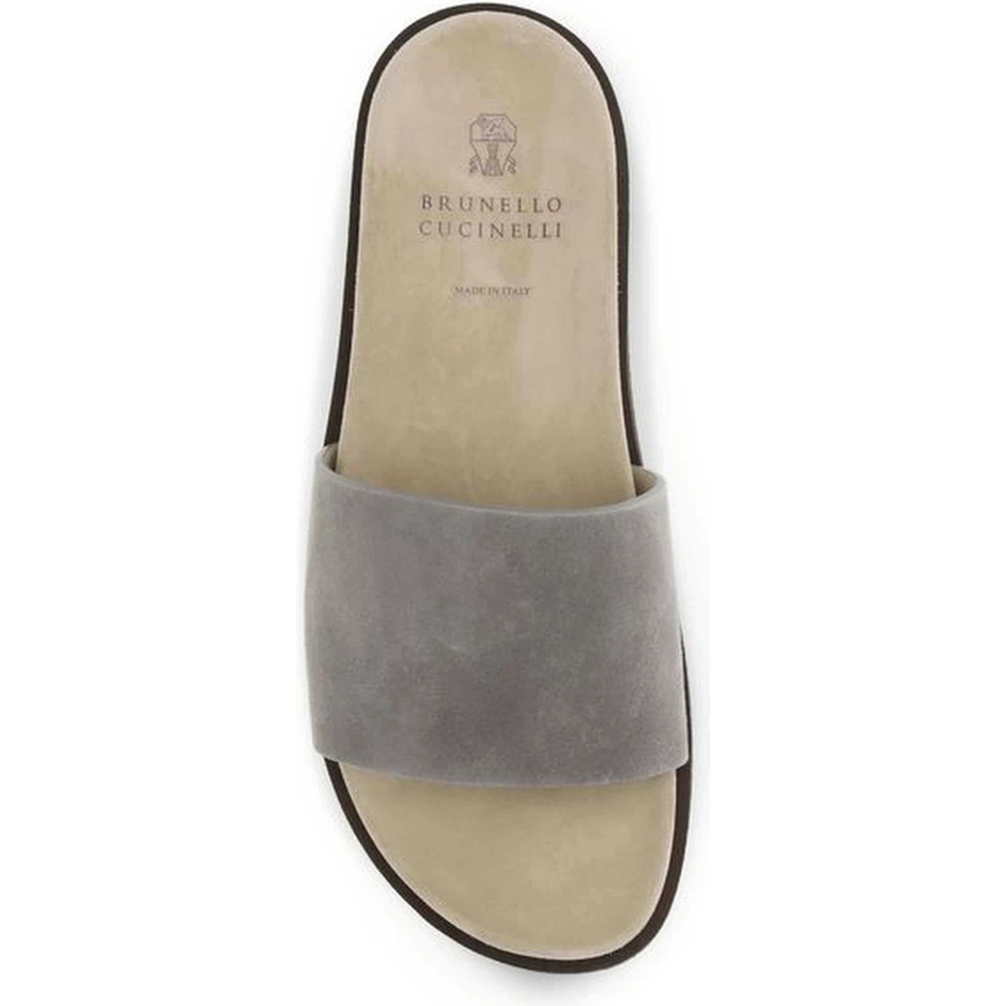 Gray Lamb Ovis Aries Aries Flat Sandals