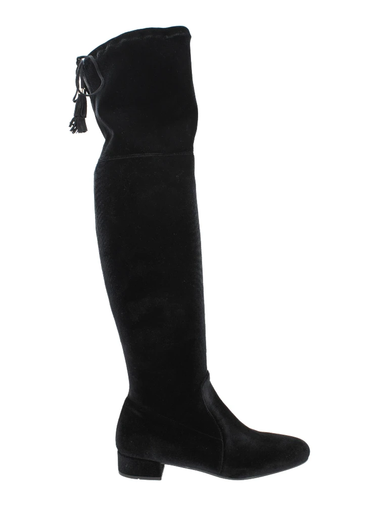 Black Velvet Over The Knee