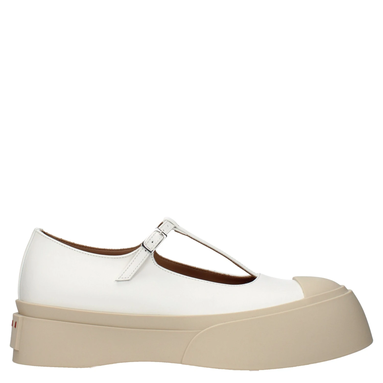White Leather Slip-On Loafers