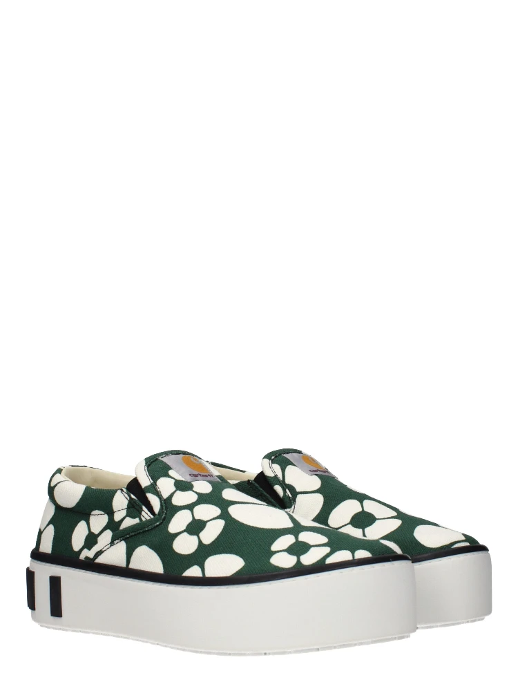 Green Fabric Slip-On Loafers alternative