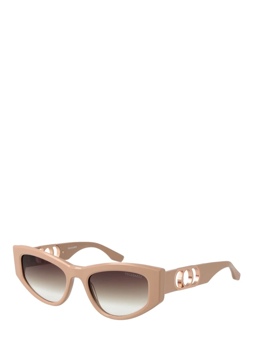 Beige Acetate Sunglasses