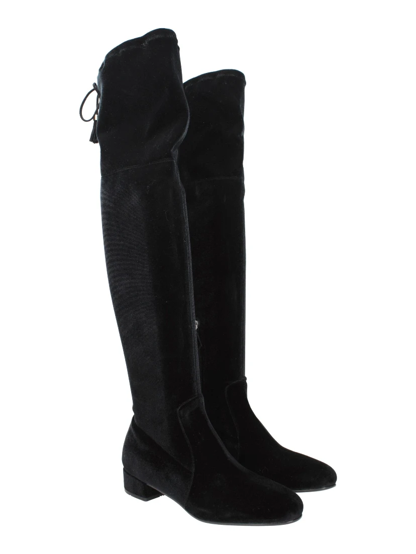 Black Velvet Over The Knee