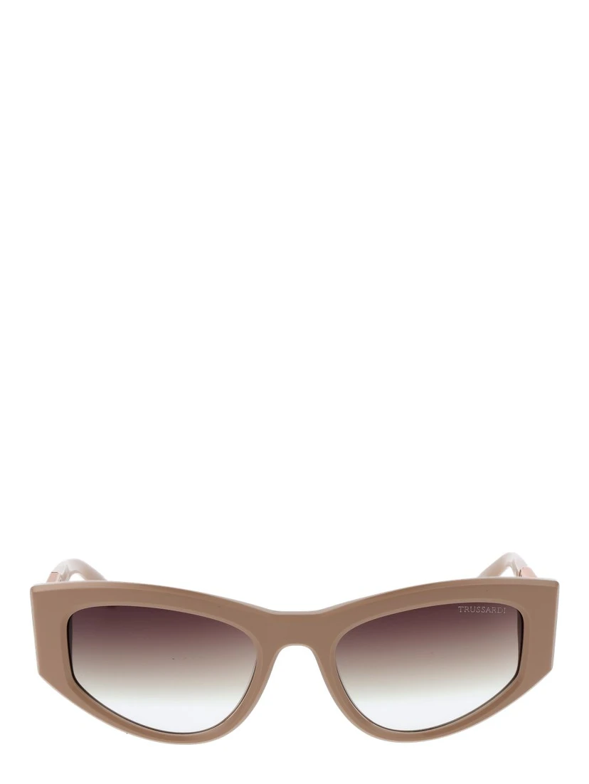Beige Acetate Sunglasses