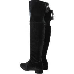 Black Velvet Over The Knee