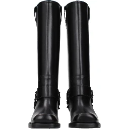 Black Leather Boots