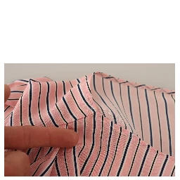 Pink Stripes Long Sleeves Sheath Midi Dress