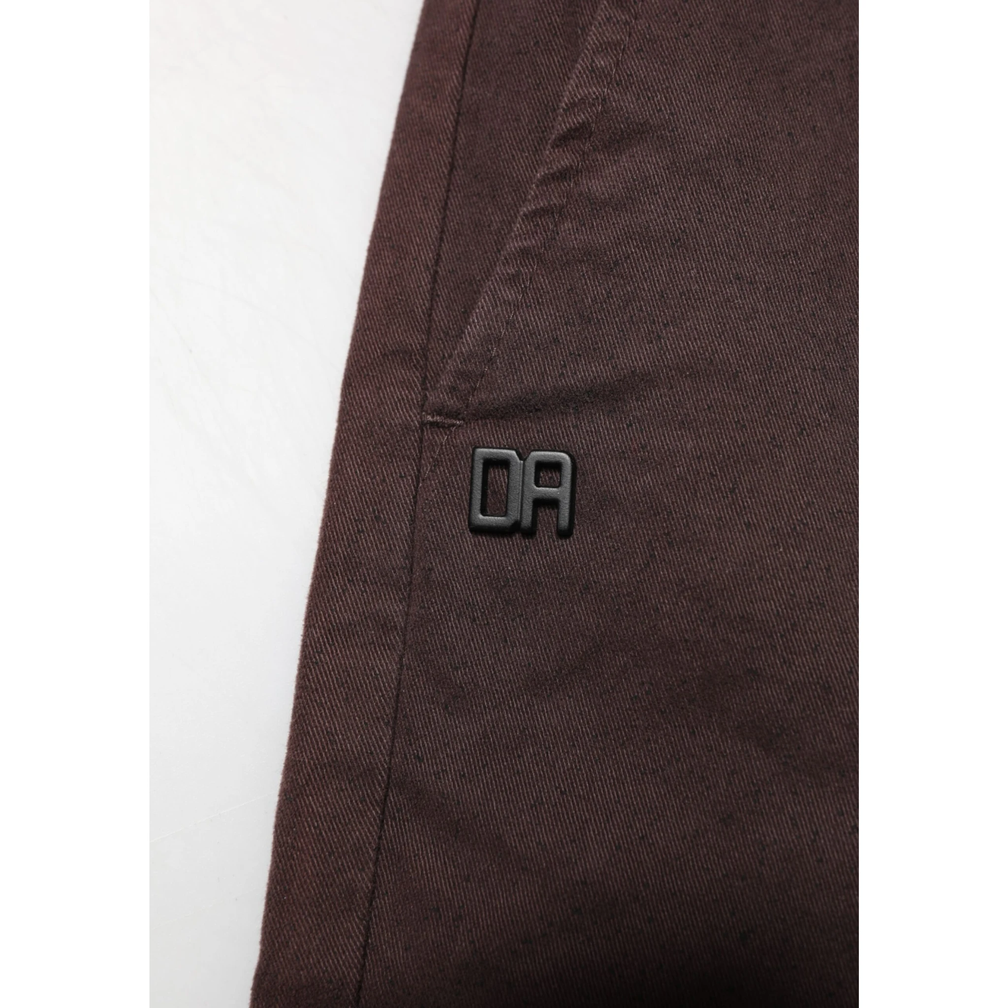 Brown Cotton Mid Waist Skinny Men Denim  Jeans