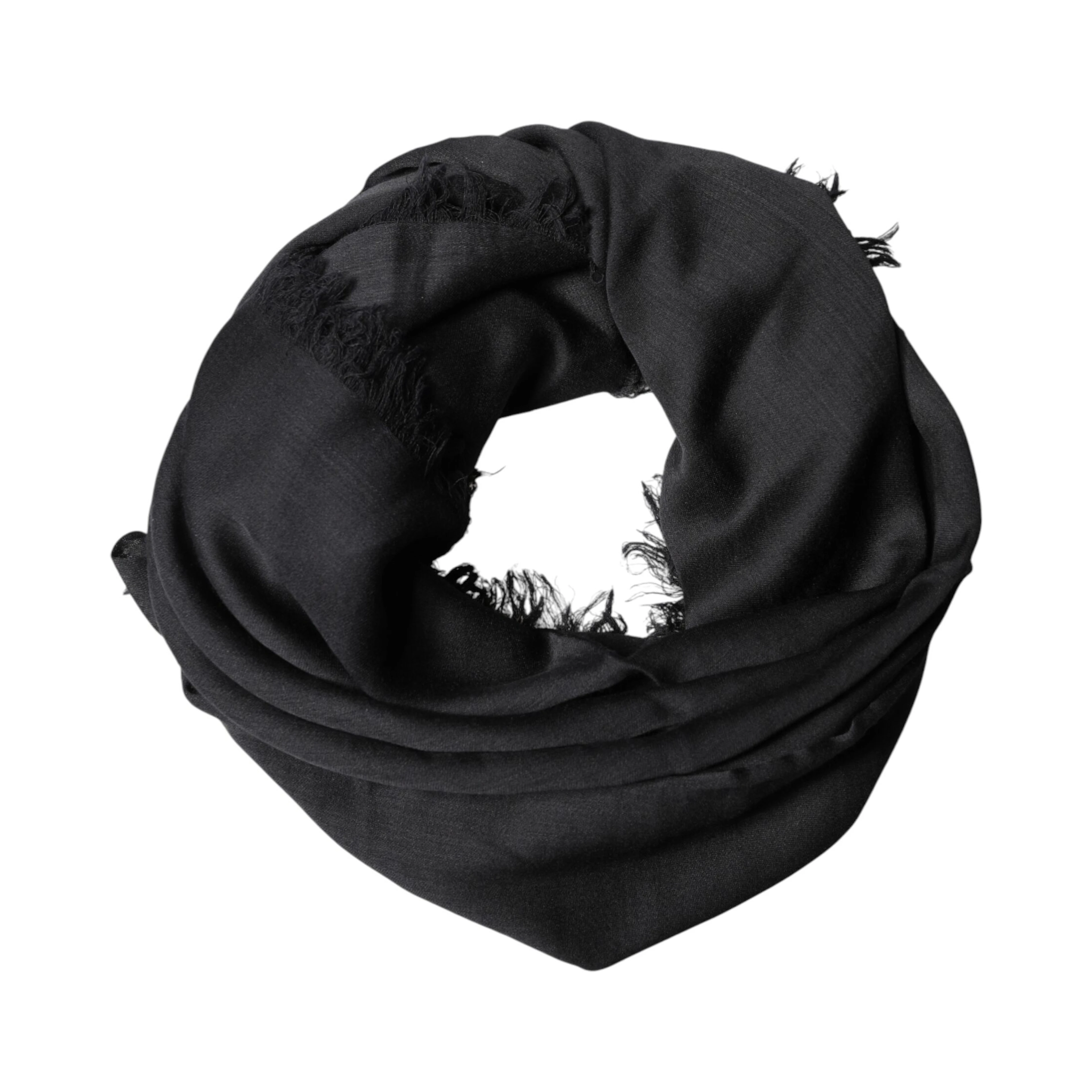 Black Lace Stole Neck Wrap Shawl Scarf