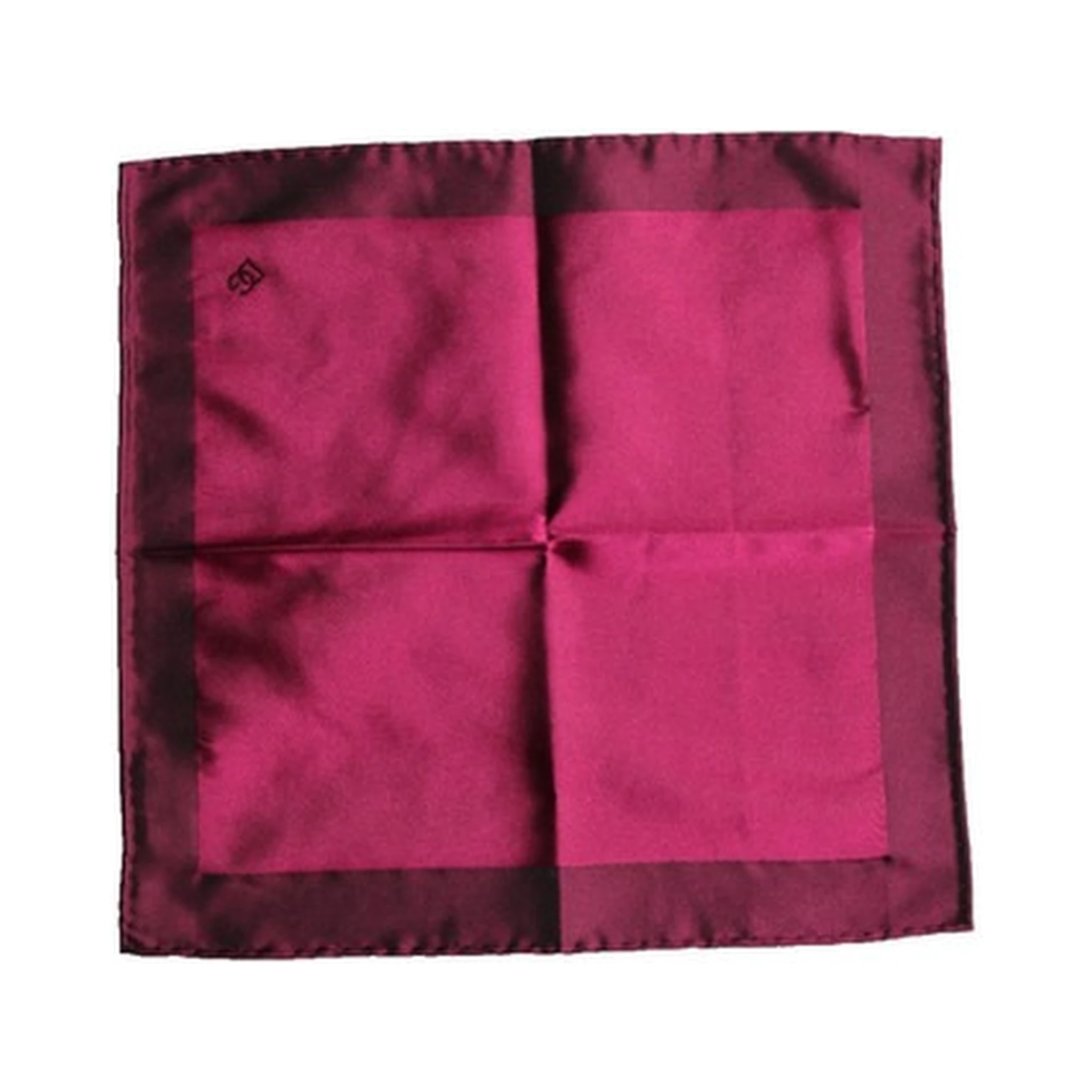 Maroon Silk Lace Stole Square Foulard Scarf