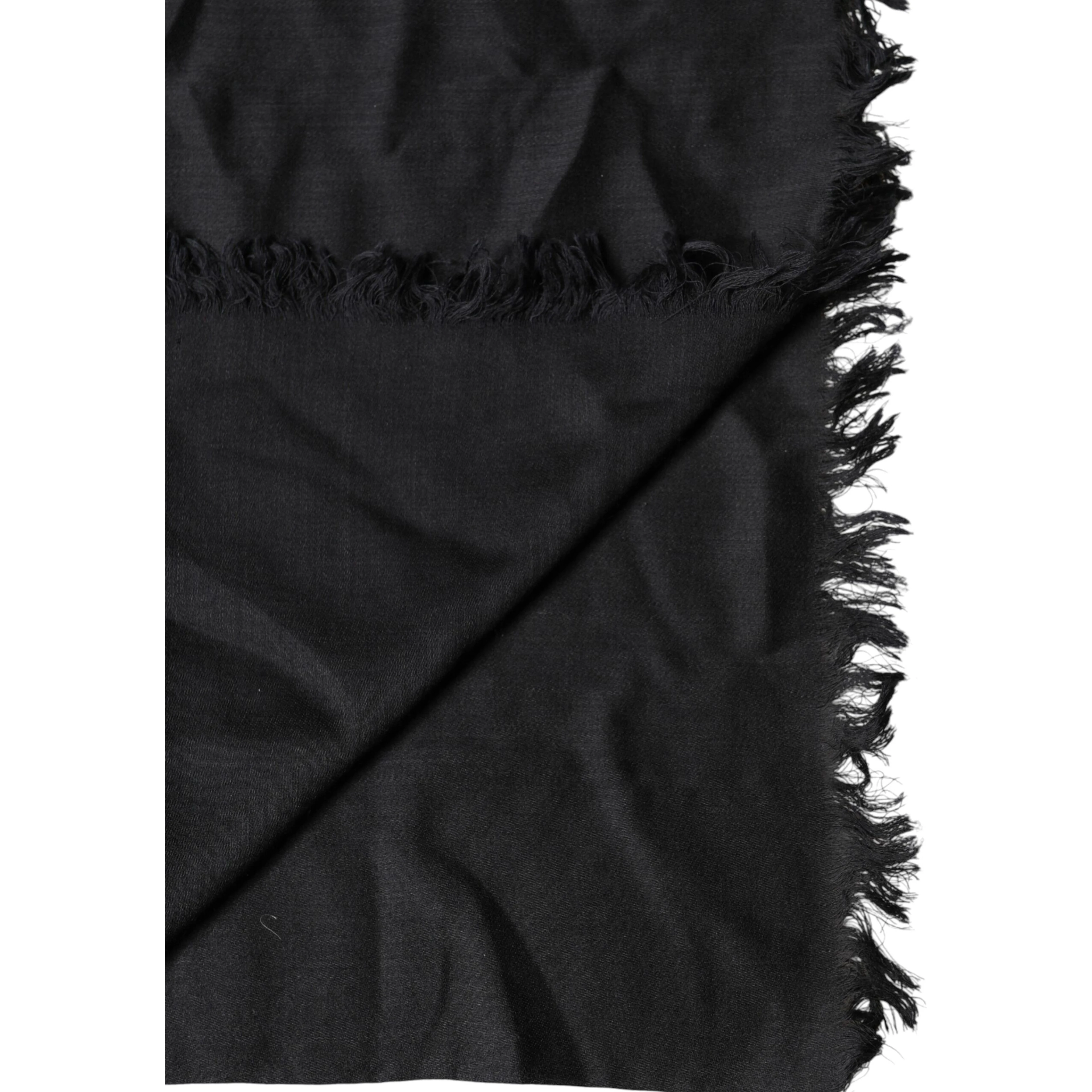 Black Lace Stole Neck Wrap Shawl Scarf
