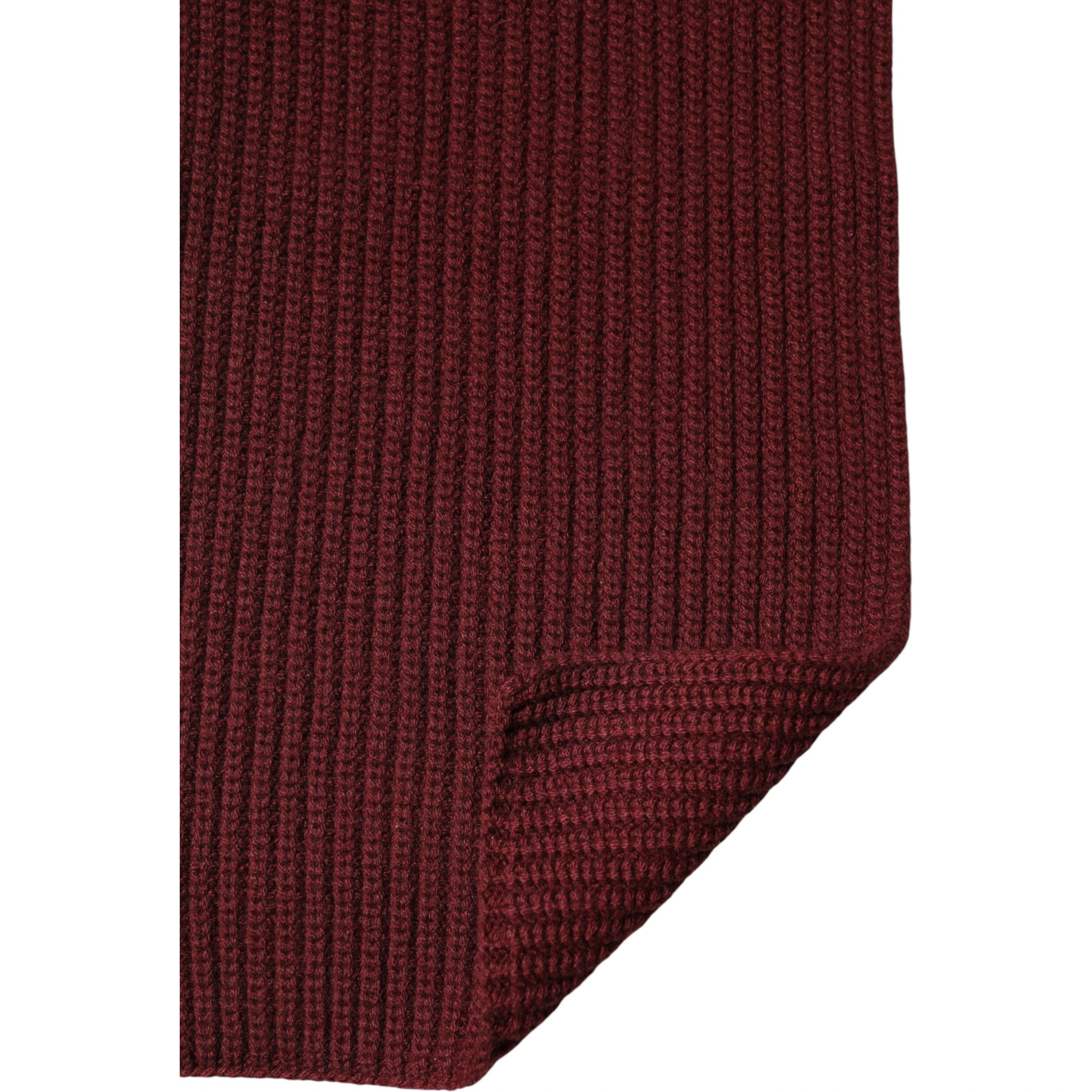 Maroon Cashmere Knitted NeckWrap Shawl Scarf
