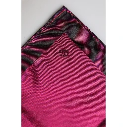 Maroon Silk Lace Stole Square Foulard Scarf