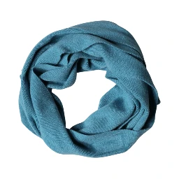 Blue Cashmere Knit Neck Wrap Shawl Scarf
