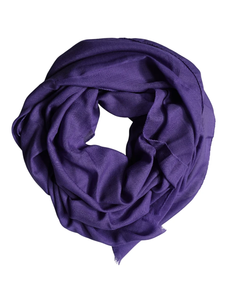 Purple Lace Stole Cotton Wrap Shawl Scarf