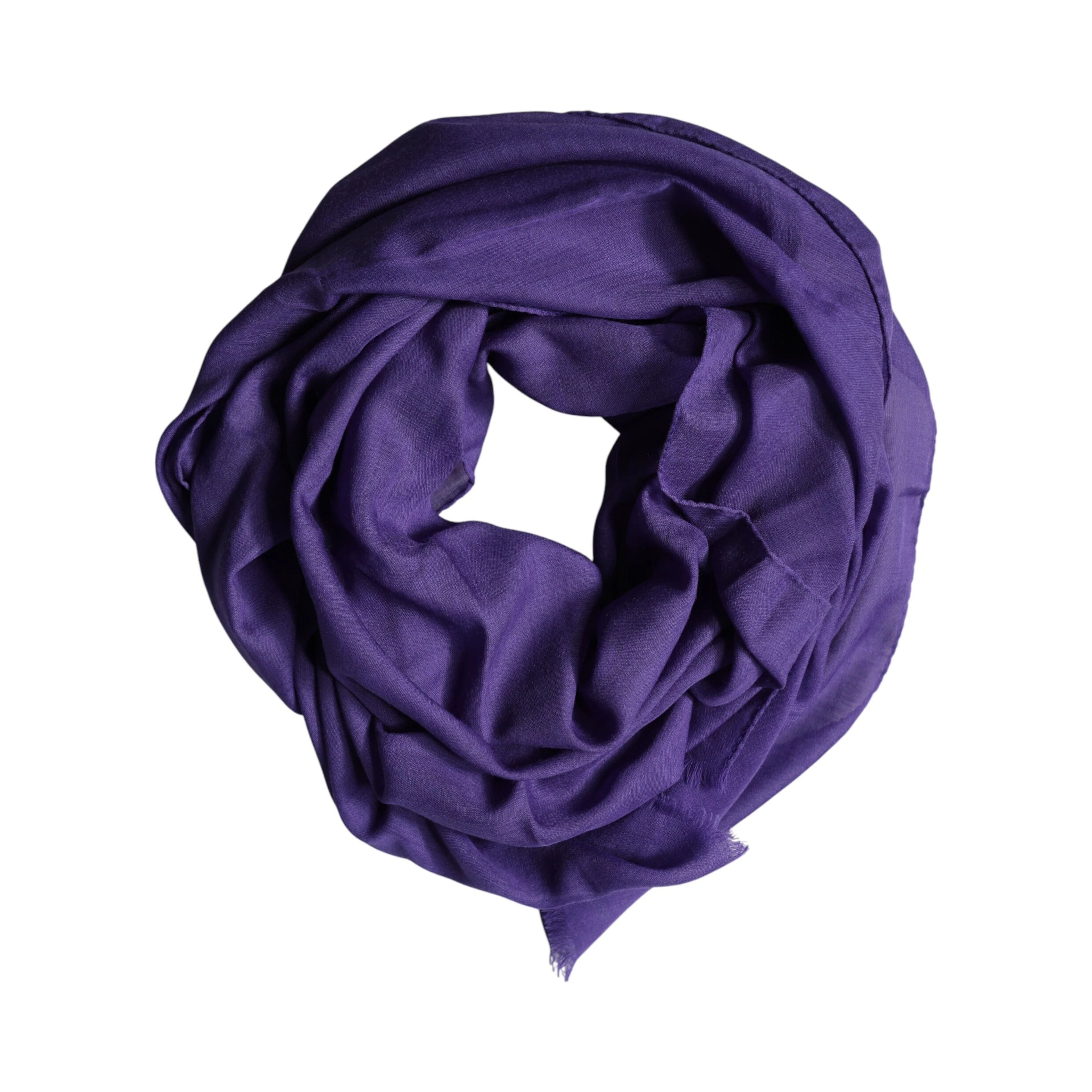 Purple Lace Stole Cotton Wrap Shawl Scarf