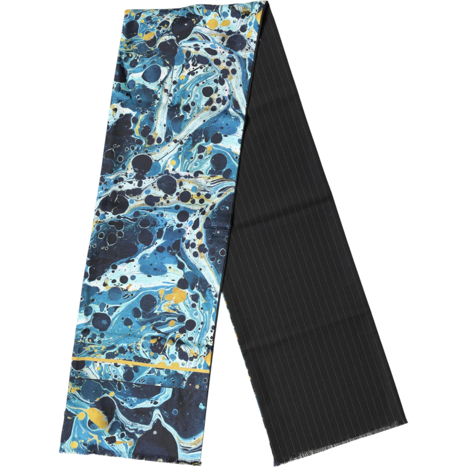 Multicolor Marble Neck Wrap Foulard Scarf
