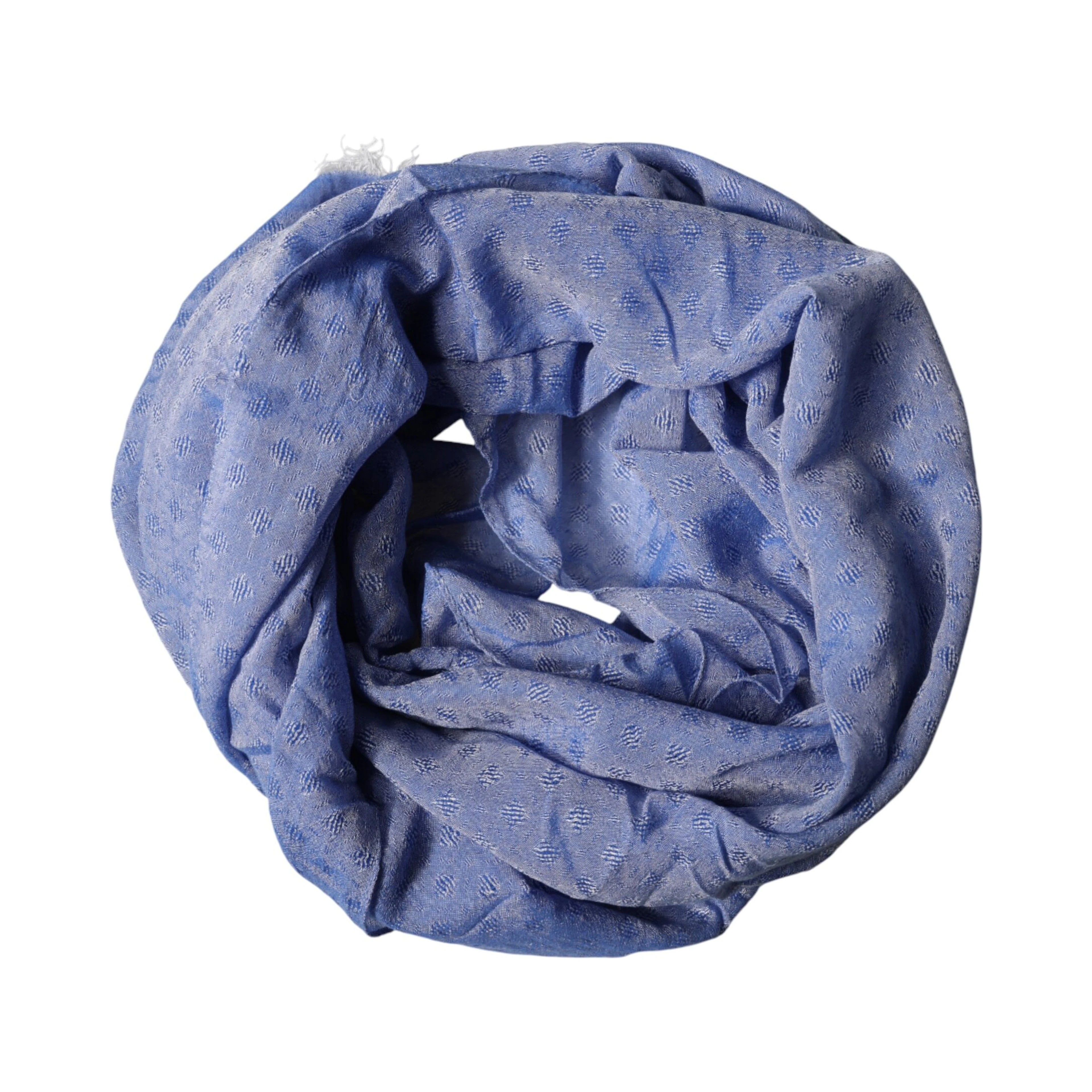 Blue Lace Stole Cotton Neck Wrap Shawl Scarf