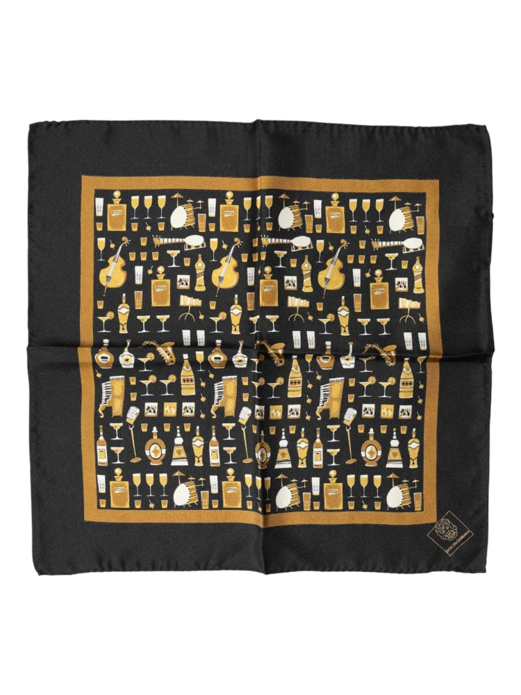 Black Jazz Club Square Handkerchief Scarf alternative