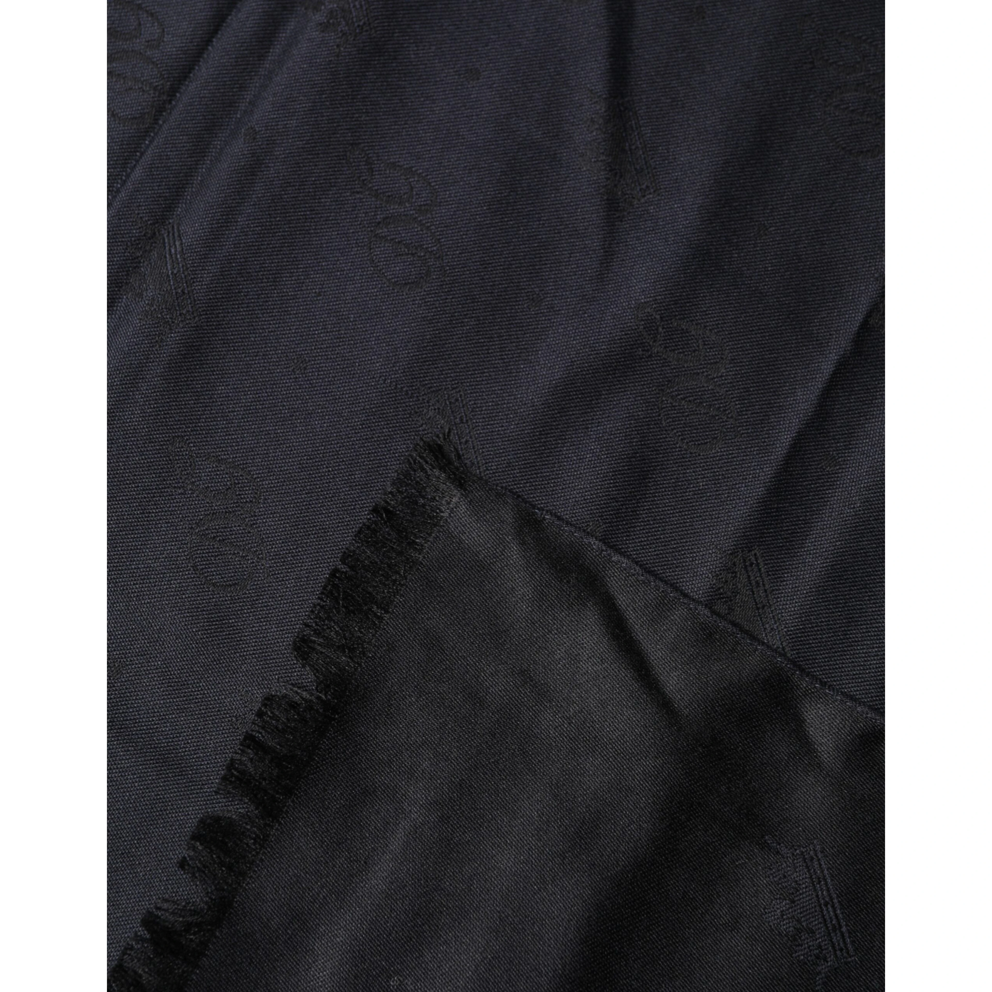 Black Lace Stole Silk NeckWrap Shawl Scarf