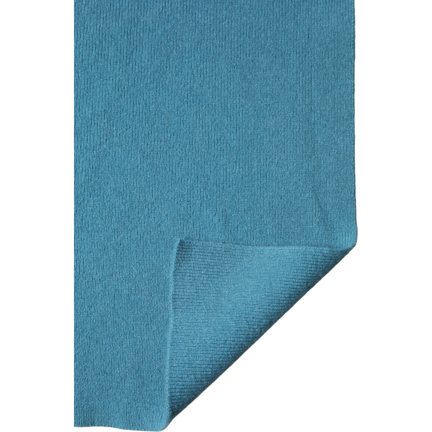 Blue Cashmere Knit Neck Wrap Shawl Scarf