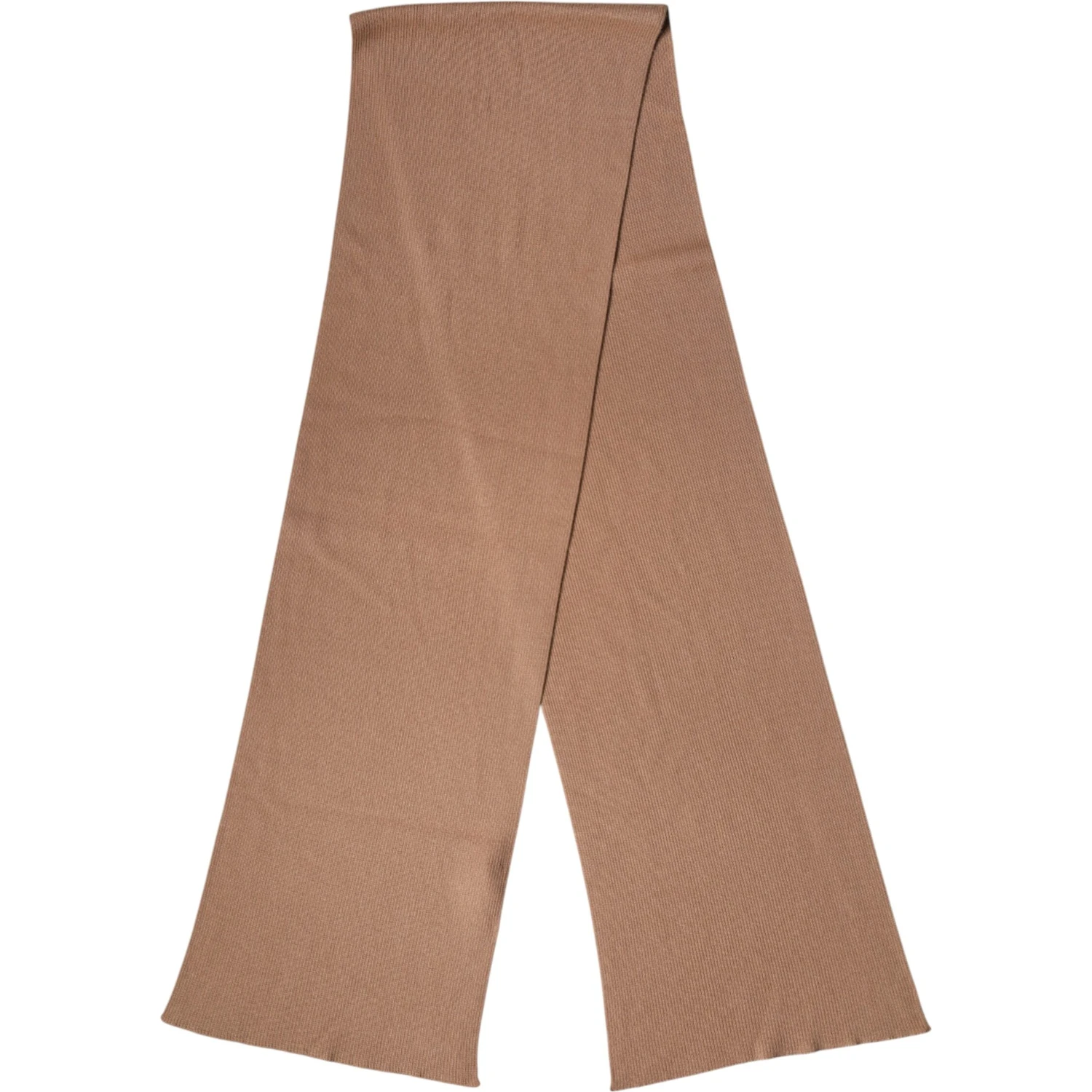 Brown Cashmere Knitted Neck Wrap Shawl Scarf