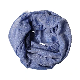 Blue Lace Stole Cotton Neck Wrap Shawl Scarf