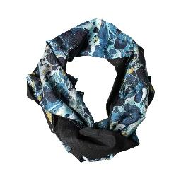 Multicolor Marble Neck Wrap Foulard Scarf