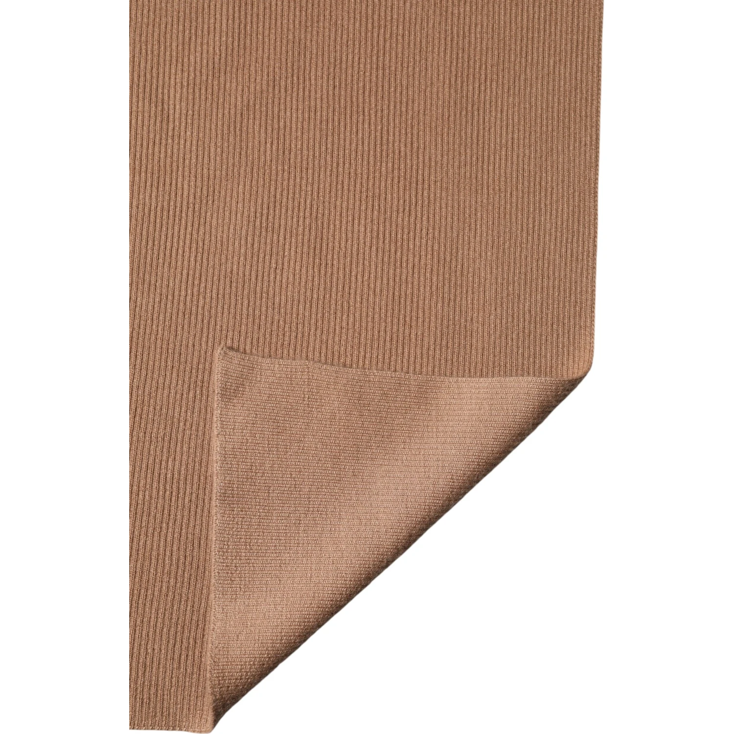 Brown Cashmere Knitted Neck Wrap Shawl Scarf