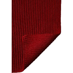 Red Wool Knitted Neck Wrap Shawl Men Scarf