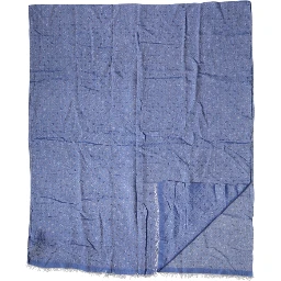Blue Lace Stole Cotton Neck Wrap Shawl Scarf