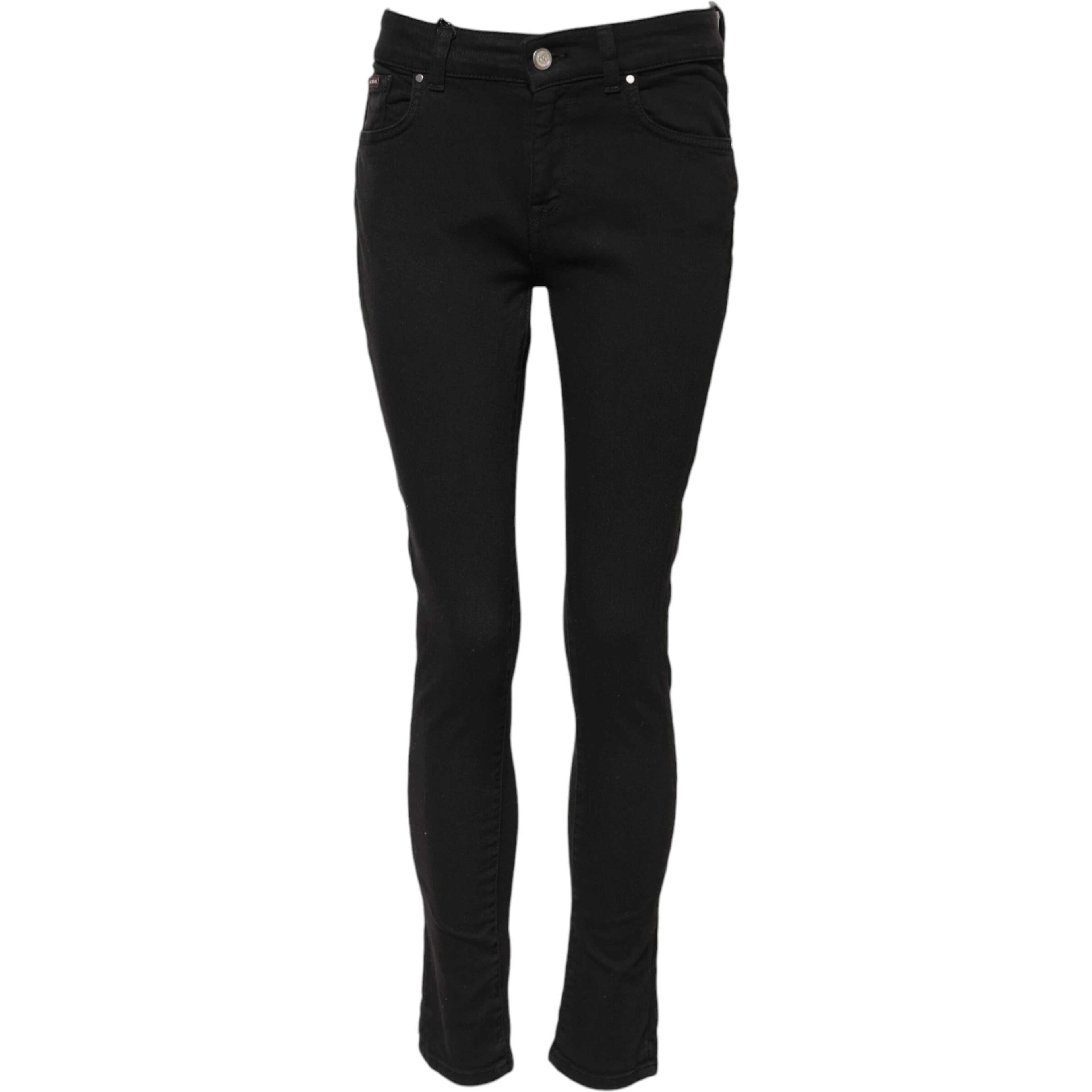 Black Cotton Skinny Denim Trouser Jeans