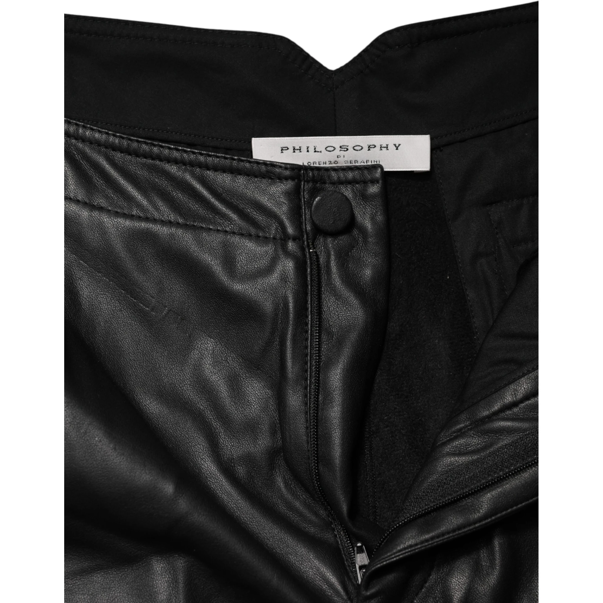 Black Embellished Tapered  Pants